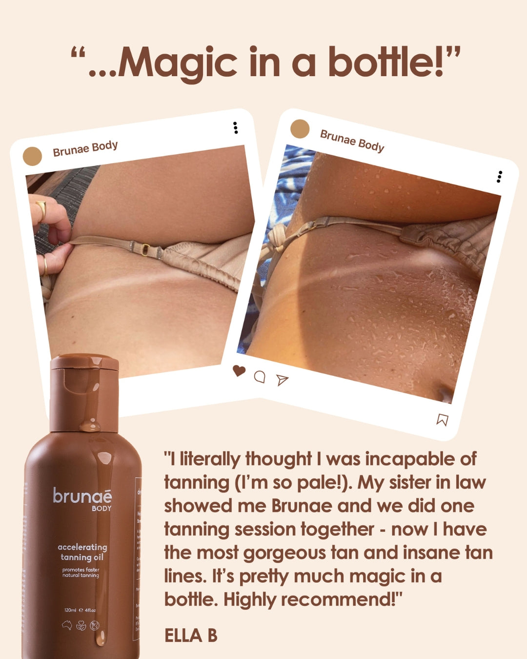 Accelerating Tanning Oil